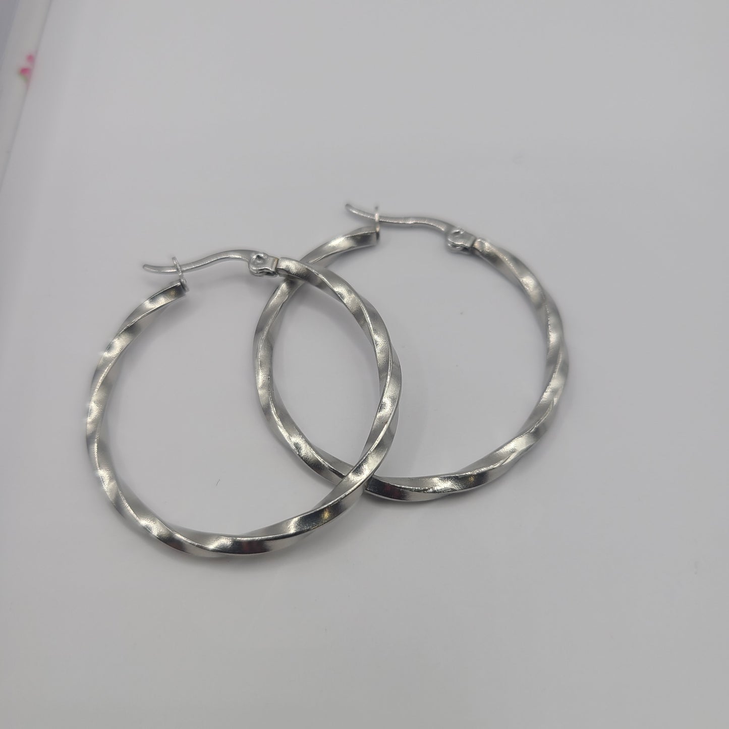 Silver Hoops Earring
