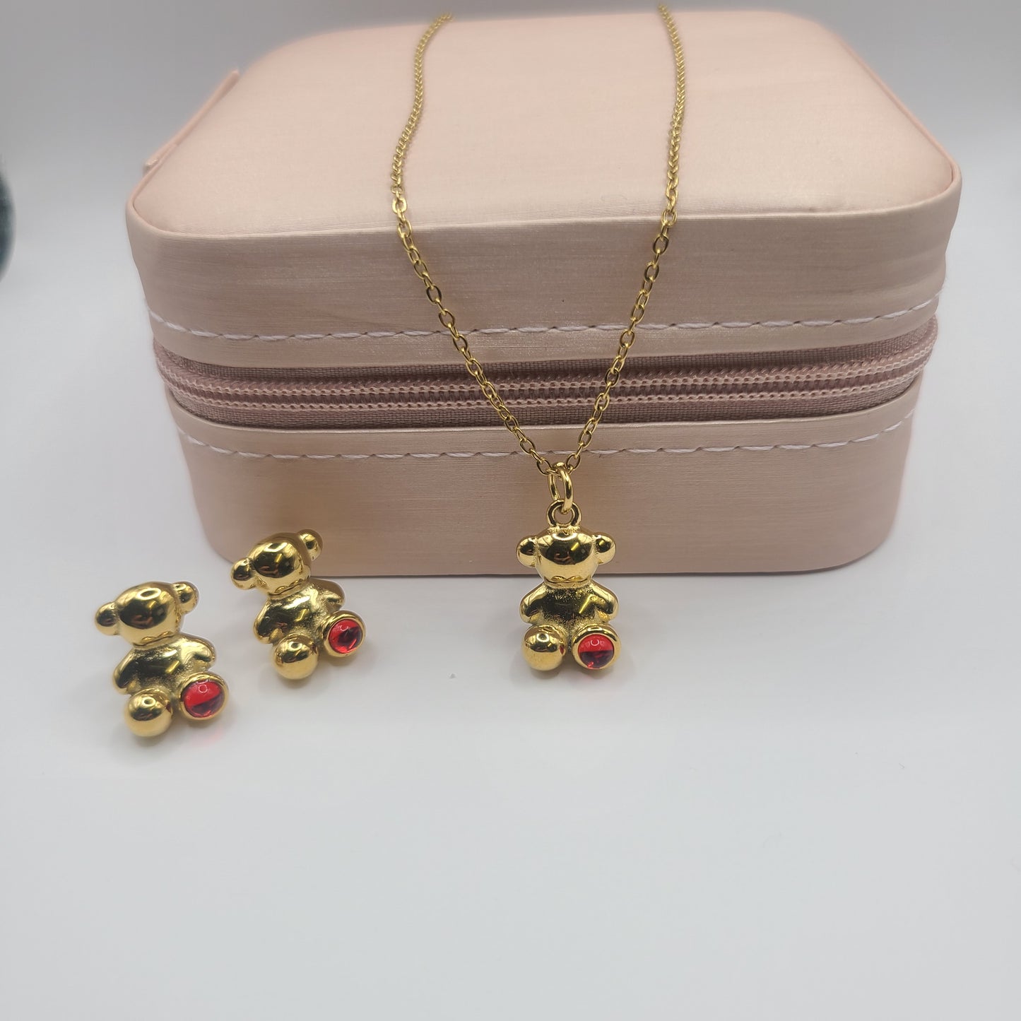 Gold and Red Bear Set